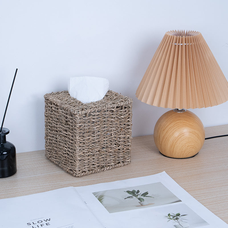 Handgewebte Seegras-Tissuebox