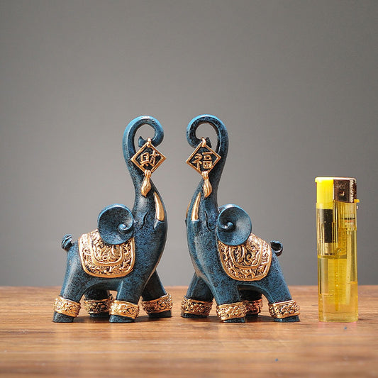 Moderne dekorative Keramikfigur in Elefantenform