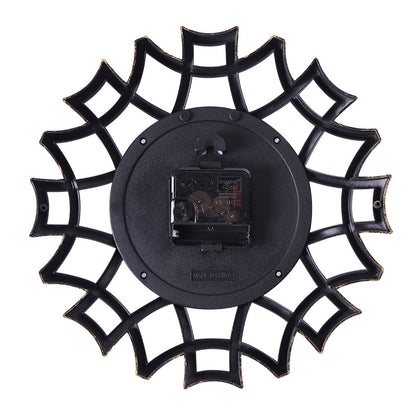 Moderne geometrische Wanduhr aus Metall