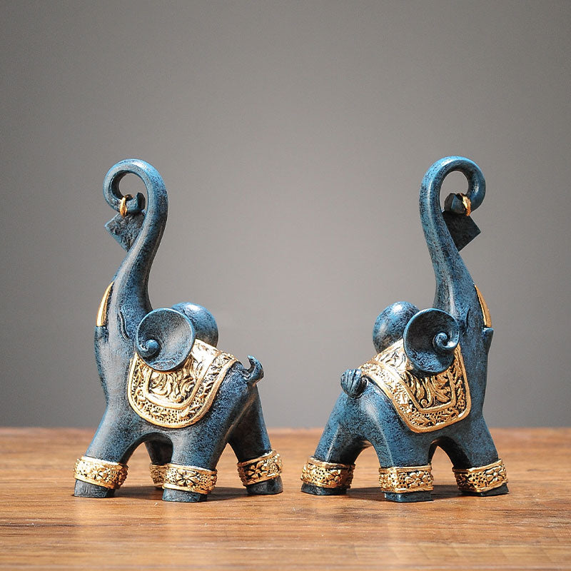 Moderne dekorative Keramikfigur in Elefantenform